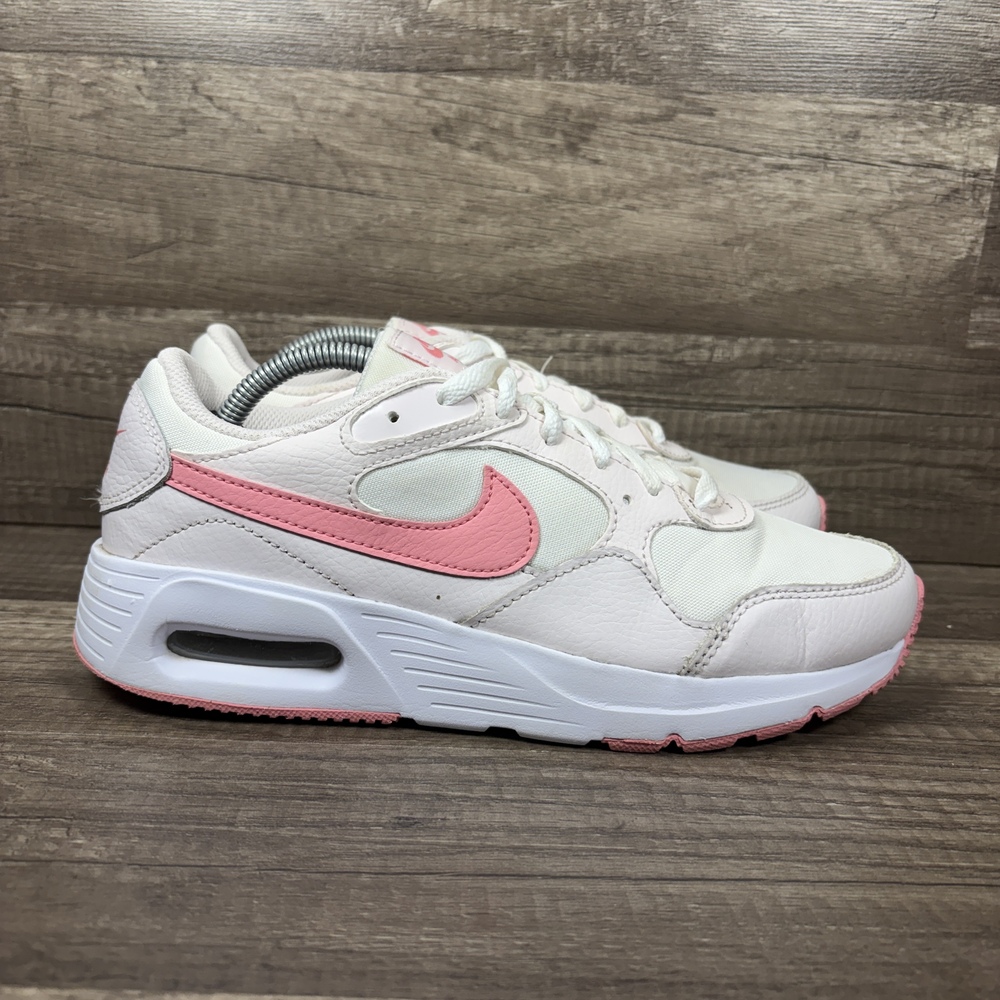 Nike Air Max White Pink Womens US Size 7.5 EUR 38.5 CW4554-601 Sneakers